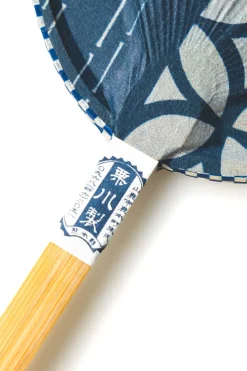 Fashion Kurikawa Shoten Traditional Paper Fan - Isegata Butsusen