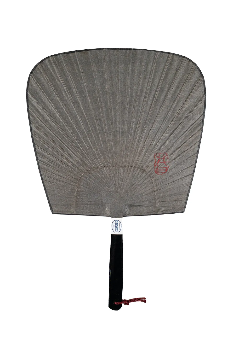 Discount Kurikawa Shoten Traditional Paper Fan/ Kuro - Sensen