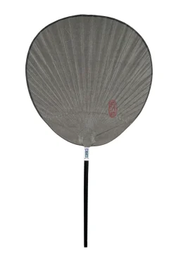 Sale Kurikawa Shoten Traditional Paper Fan/ Kuro - Shomaru