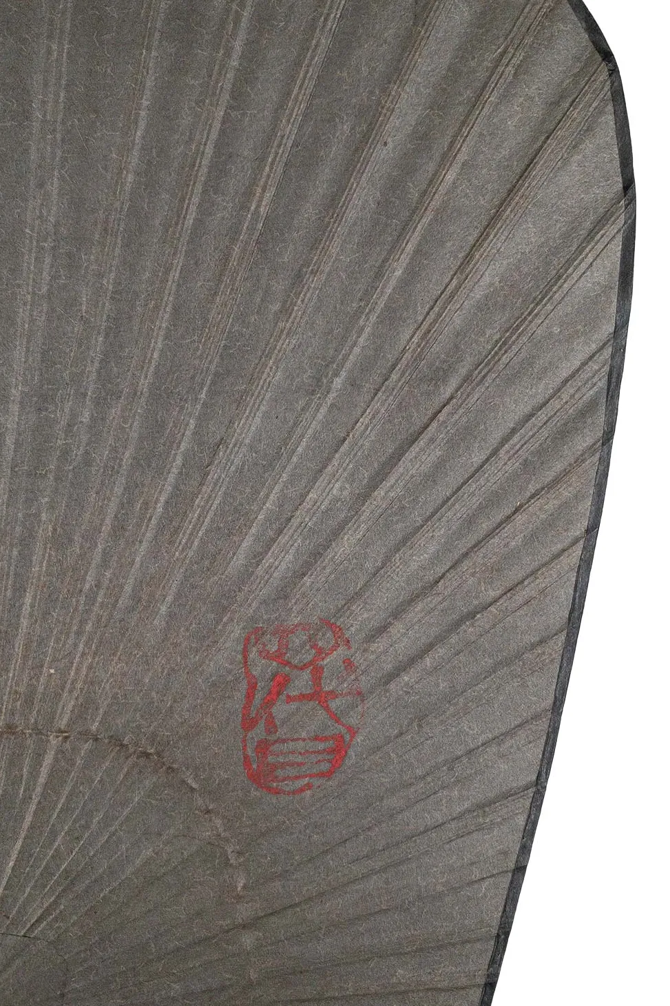 Discount Kurikawa Shoten Traditional Paper Fan/ Kuro - Sensen