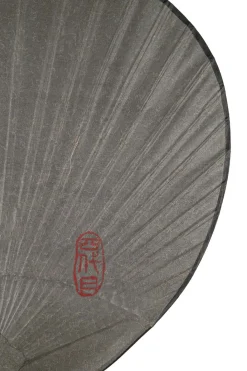 Sale Kurikawa Shoten Traditional Paper Fan/ Kuro - Shomaru
