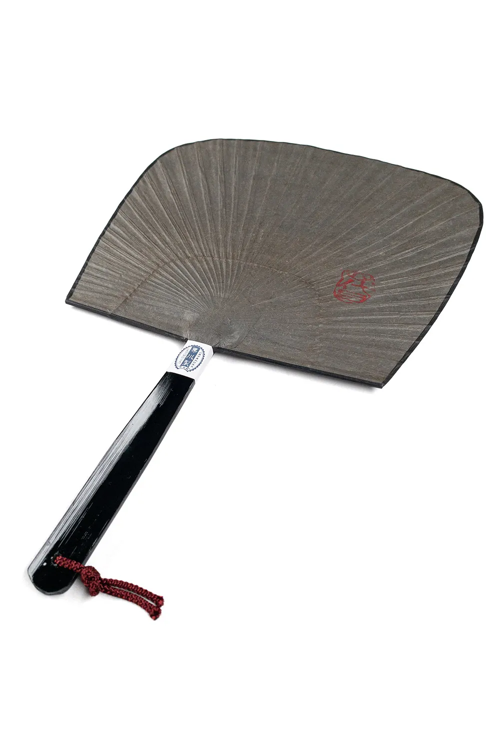 Discount Kurikawa Shoten Traditional Paper Fan/ Kuro - Sensen