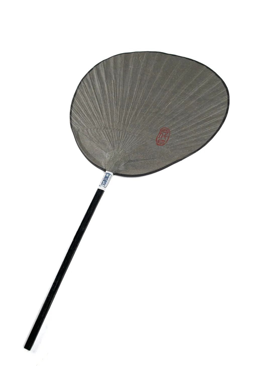 Sale Kurikawa Shoten Traditional Paper Fan/ Kuro - Shomaru