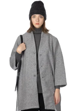 Online NARU Travel Wool Notch Coat - Grey