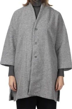 Online NARU Travel Wool Notch Coat - Grey
