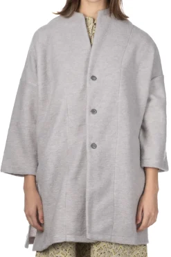 Discount NARU Travel Wool Notch Coat - Heather Grey