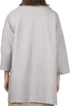Discount NARU Travel Wool Notch Coat - Heather Grey