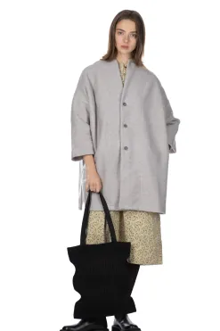 Discount NARU Travel Wool Notch Coat - Heather Grey