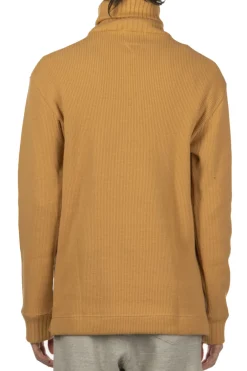Online Nigel Cabourn Turtleneck Waffle Sweatshirt - Yellow