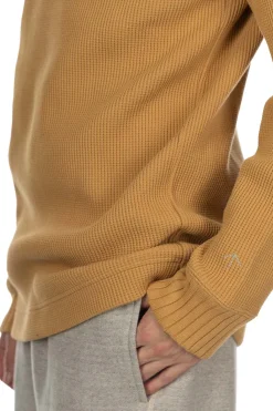 Online Nigel Cabourn Turtleneck Waffle Sweatshirt - Yellow