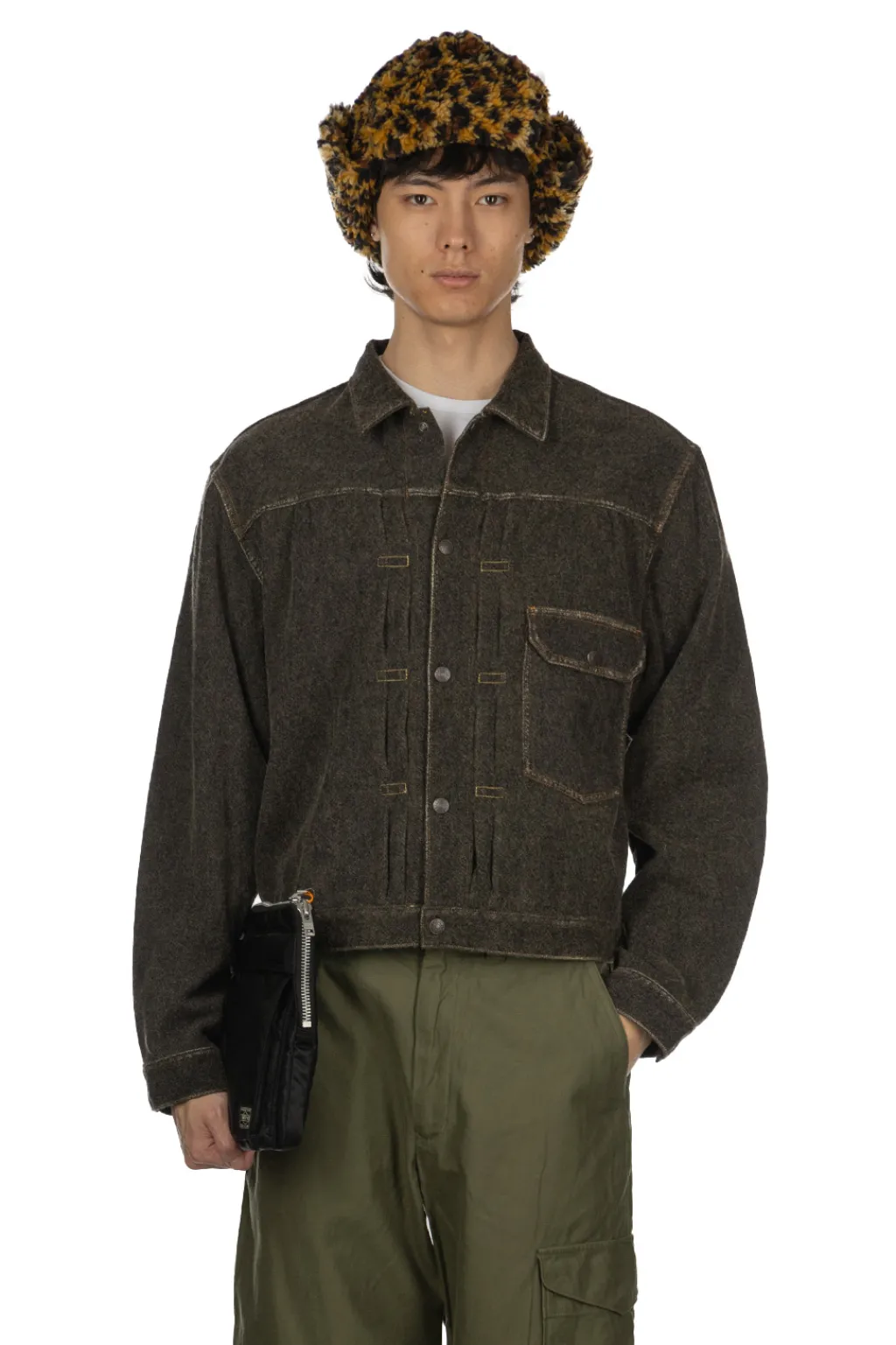 Outlet Kapital Twill Aging Wool 1st Jacket - Faded Charcoal