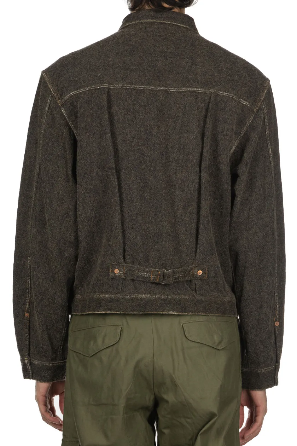 Outlet Kapital Twill Aging Wool 1st Jacket - Faded Charcoal
