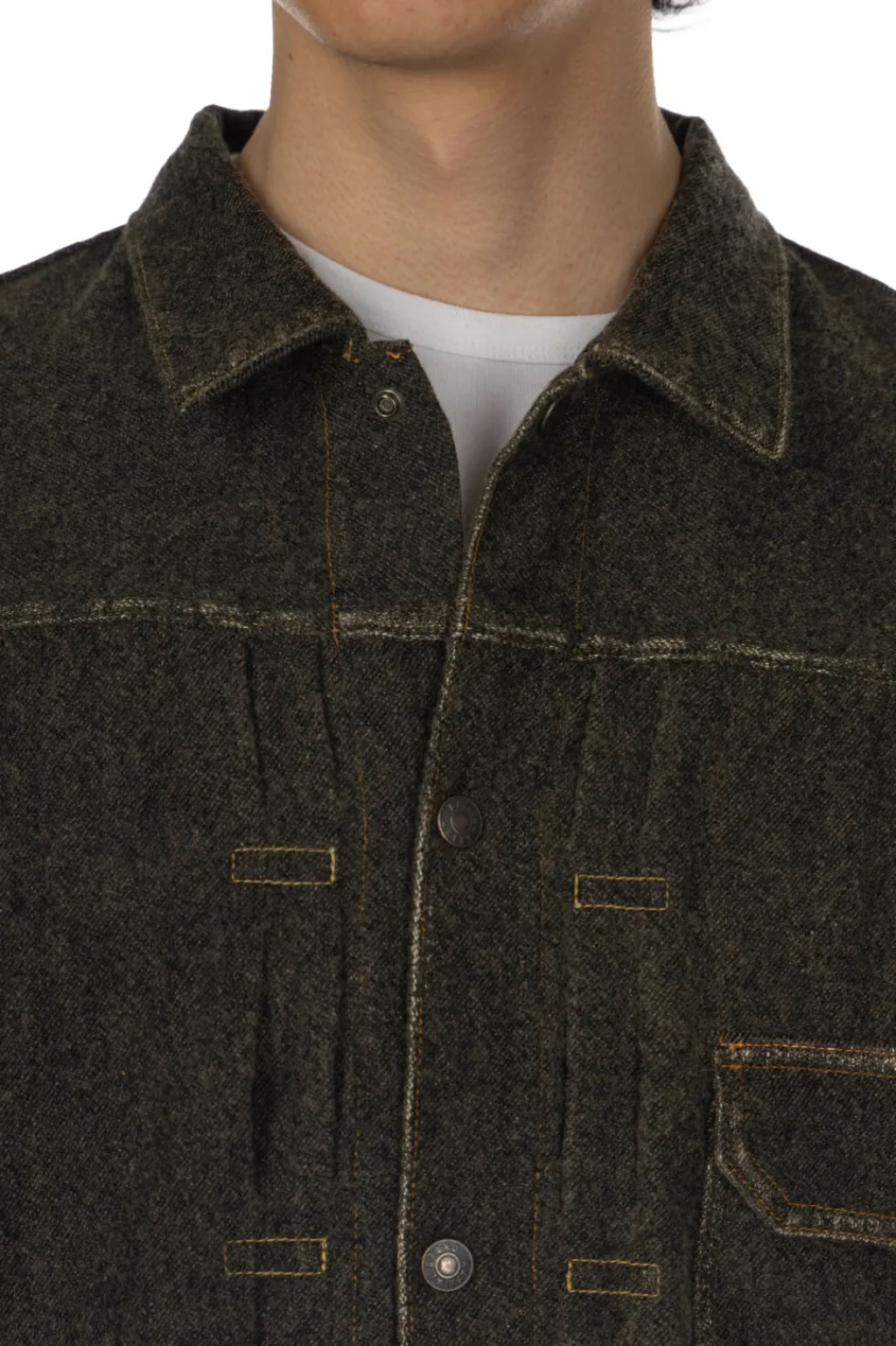 Outlet Kapital Twill Aging Wool 1st Jacket - Faded Charcoal
