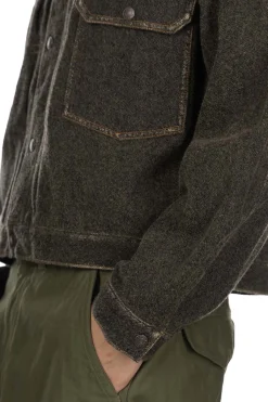 Outlet Kapital Twill Aging Wool 1st Jacket - Faded Charcoal