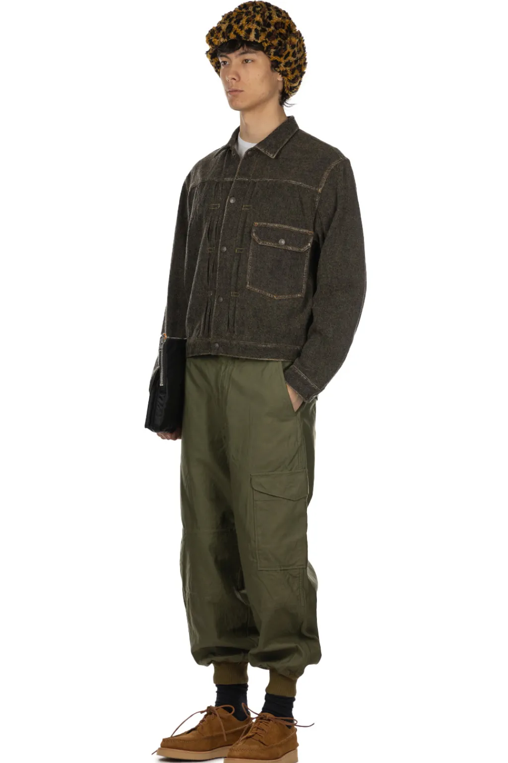 Outlet Kapital Twill Aging Wool 1st Jacket - Faded Charcoal