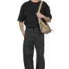 New LEMAIRE Twisted Belted Pants - Carbon Blue