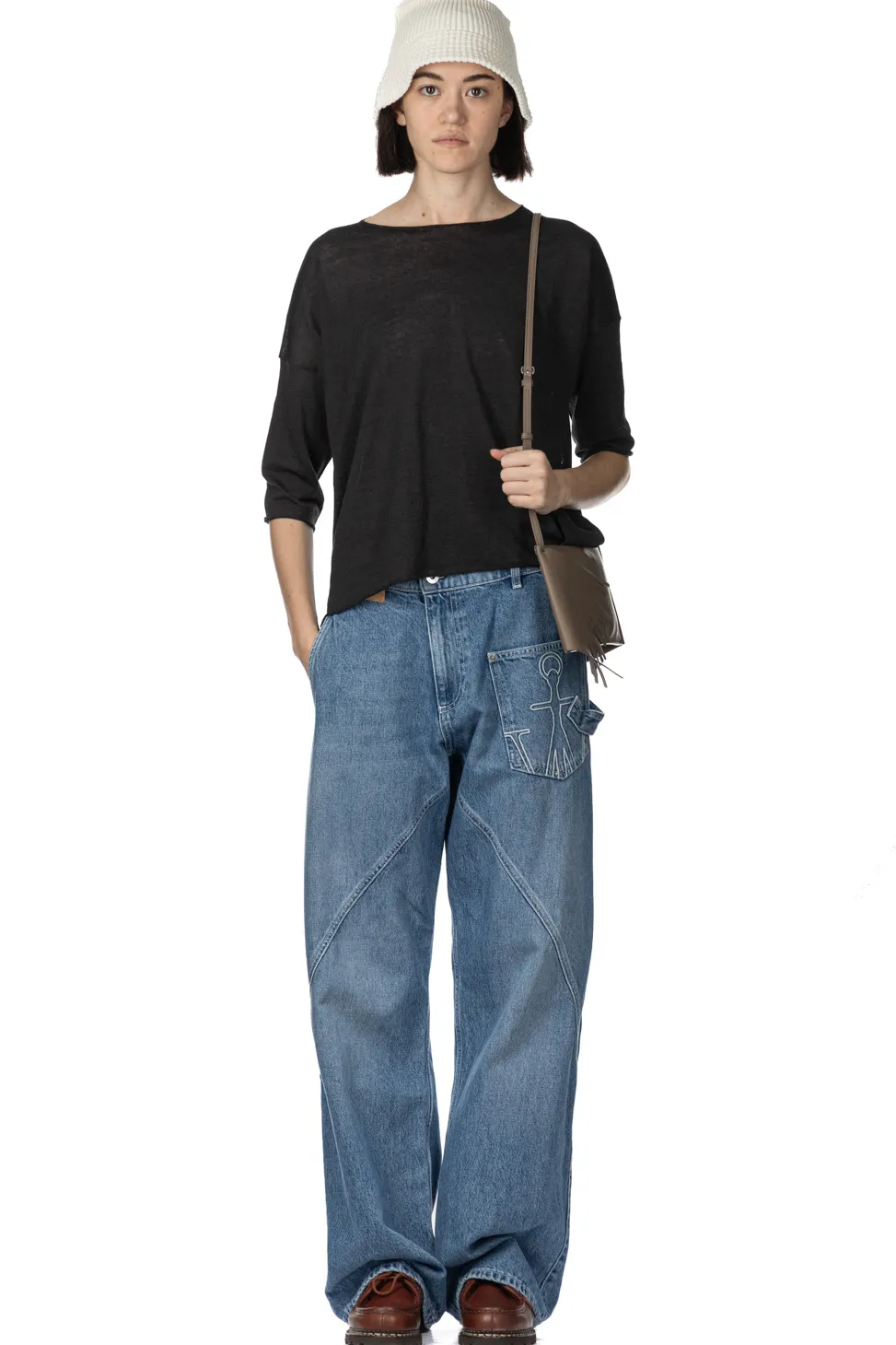 Online JW Anderson Twisted Workwear Jeans - Light Blue