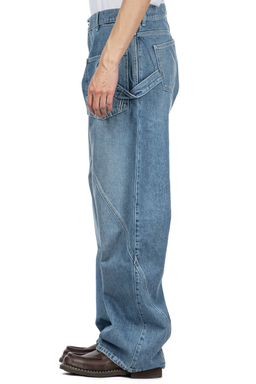 New JW Anderson Twisted Workwear Jeans - Light Blue