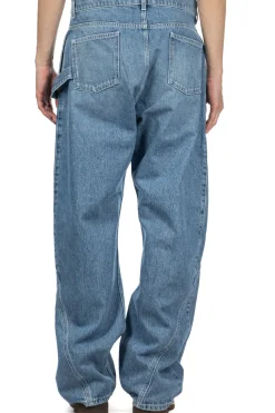 New JW Anderson Twisted Workwear Jeans - Light Blue