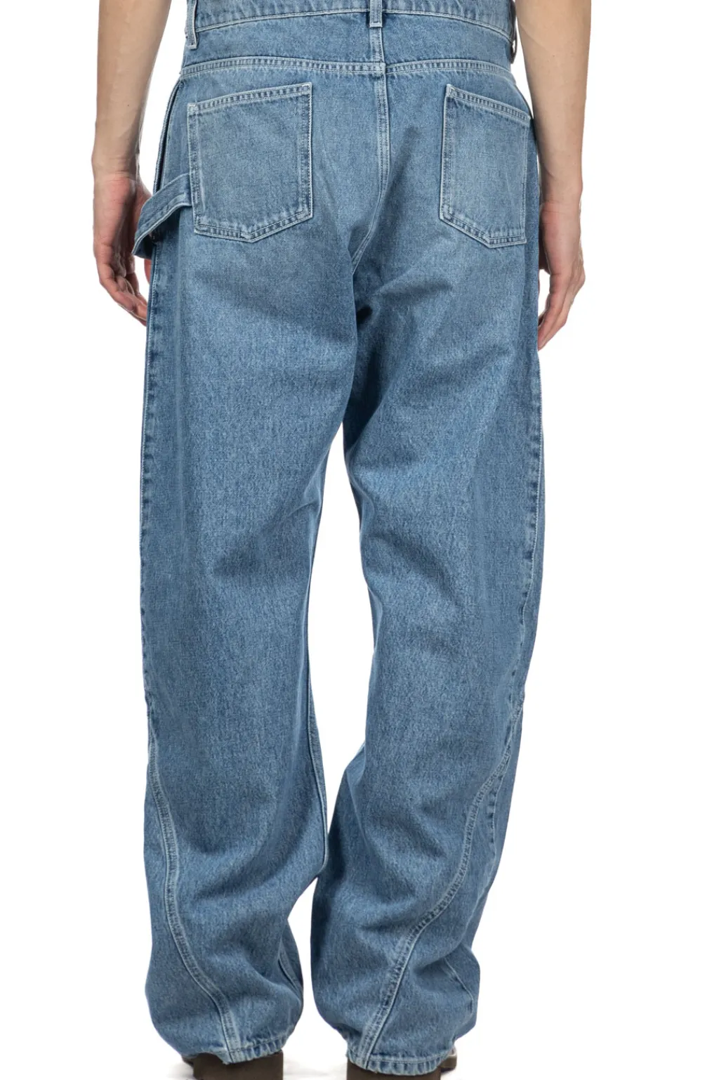 New JW Anderson Twisted Workwear Jeans - Light Blue