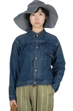 New OrSlow Type 1 40's Pleated Front Blouse Vintage Wash