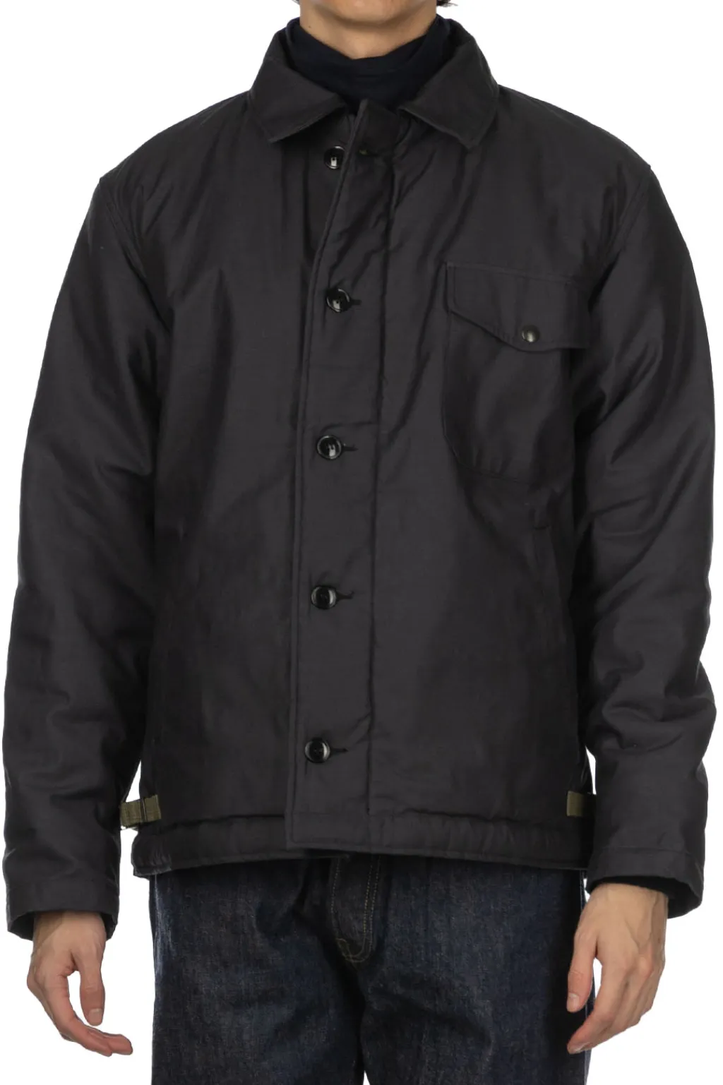 Discount Buzz Rickson's Type A-2 Deck Jacket - Civilian Model - Navy