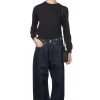 Fashion Ordinary Fits Type Wide Denim - One Wash