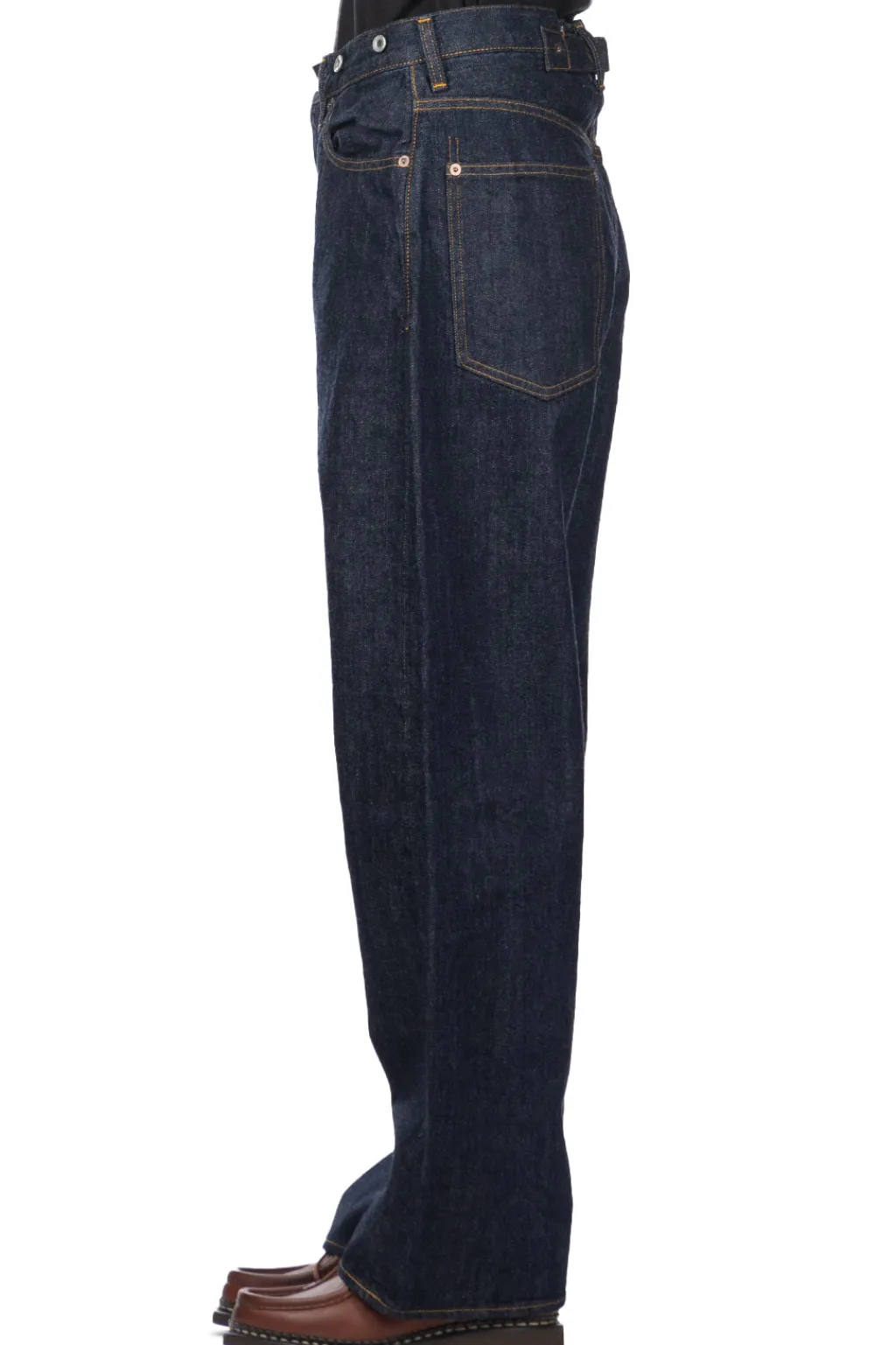 Fashion Ordinary Fits Type Wide Denim - One Wash