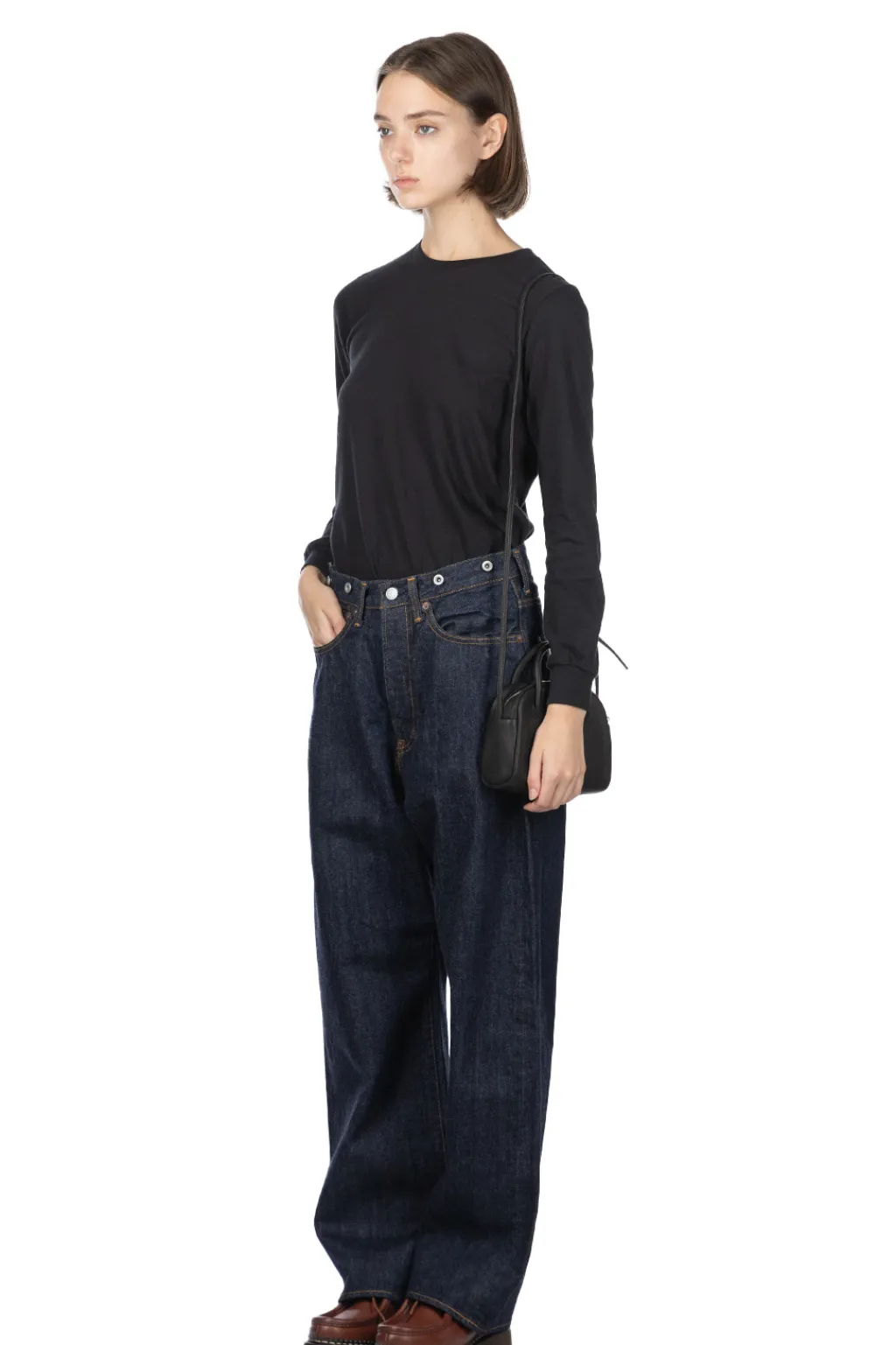 Fashion Ordinary Fits Type Wide Denim - One Wash