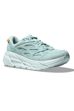 Discount Hoka U Clifton L Suede - Cloud Blue x Ice Flow