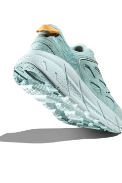 Discount Hoka U Clifton L Suede - Cloud Blue x Ice Flow