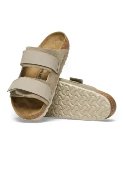 Best Birkenstock Uji Nubuck-Suede Leather - Taupe - Narrow