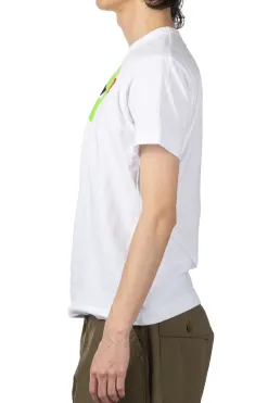 Sale Comme Des Garcons Play Unisex Big x Small Green Heart T-Shirt - White