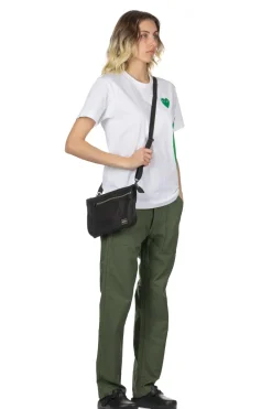 Hot Comme Des Garcons Play Unisex Big x Small Green Heart T-Shirt - White