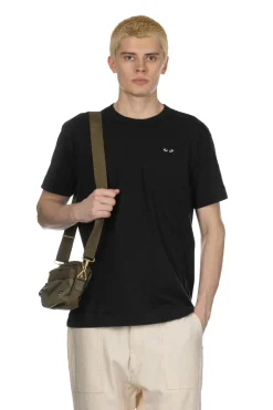 Clearance Comme Des Garcons Play Unisex Black Heart T-Shirt - Black