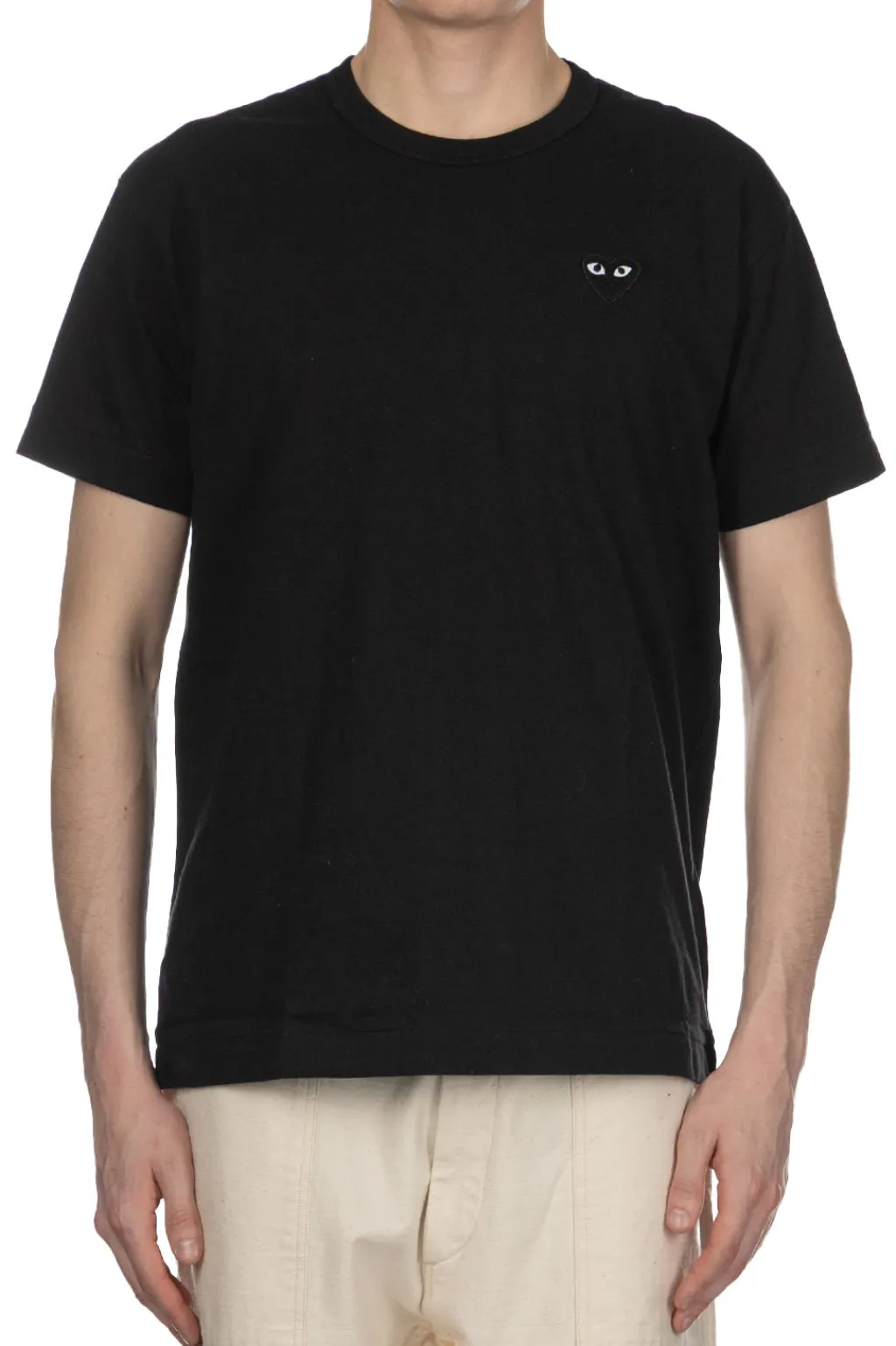 Clearance Comme Des Garcons Play Unisex Black Heart T-Shirt - Black