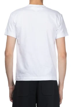 Hot Comme Des Garcons Play Unisex Black Heart T-Shirt - White