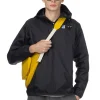 Hot Comme Des Garcons Play Unisex K-WAY Hoodie Full Zip - Black