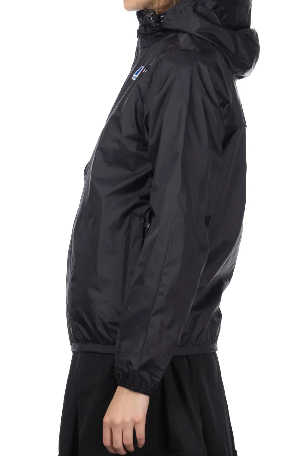 Clearance Comme Des Garcons Play Unisex K-WAY Hoodie Full Zip - Black