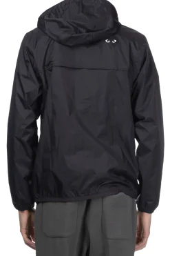 Hot Comme Des Garcons Play Unisex K-WAY Hoodie Full Zip - Black