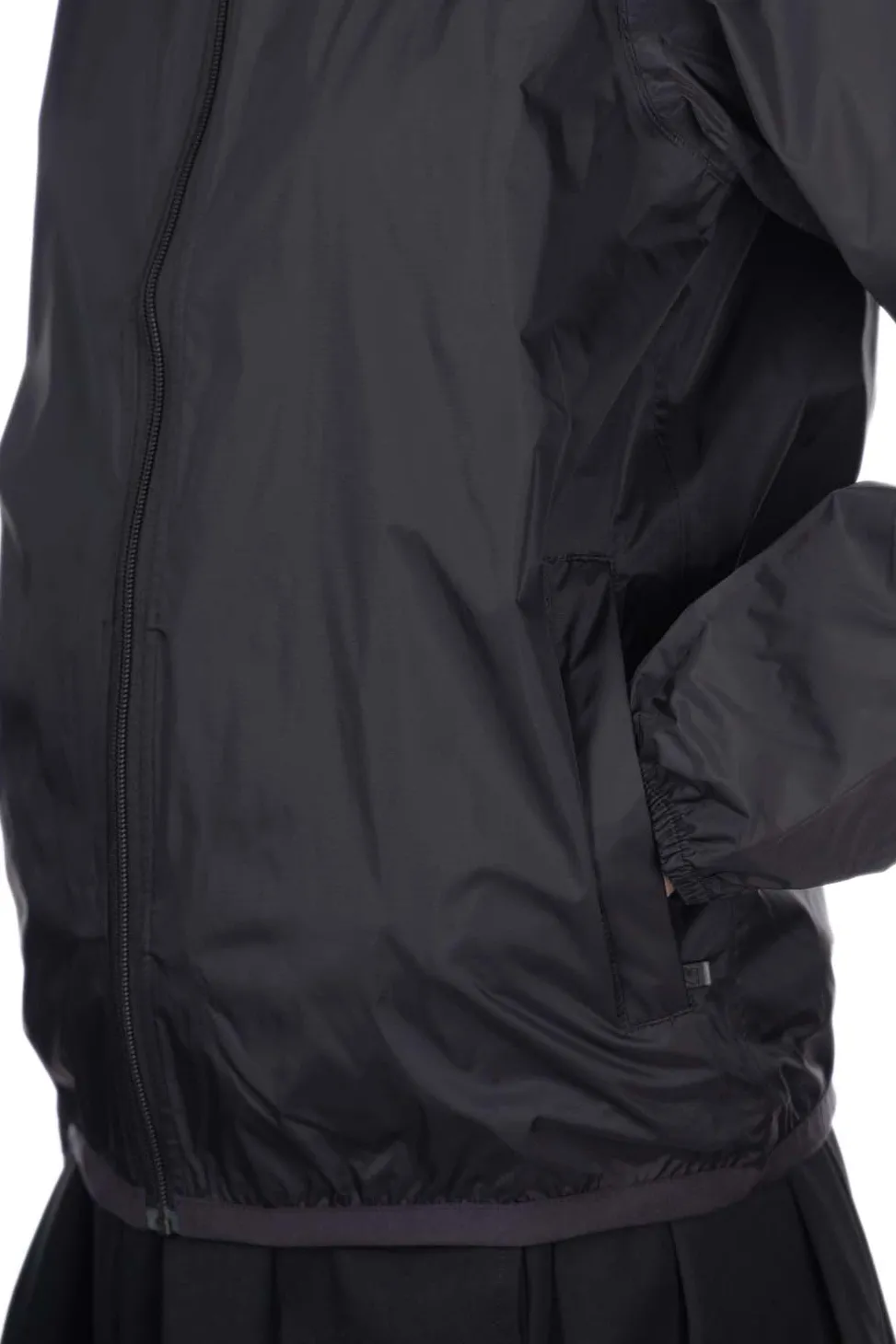 Clearance Comme Des Garcons Play Unisex K-WAY Hoodie Full Zip - Black