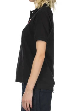 New Comme Des Garcons Play Unisex Red Heart Polo - Black