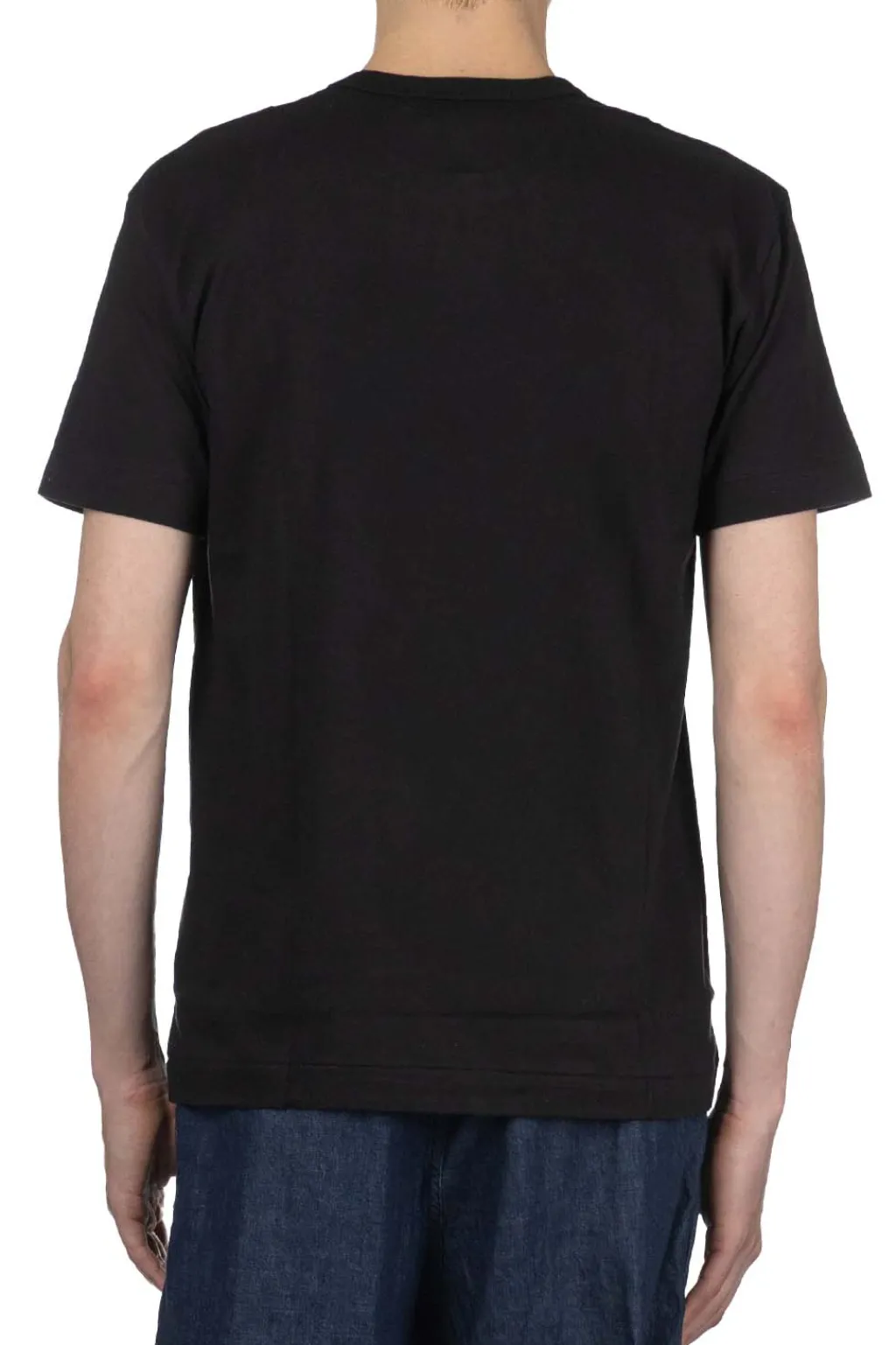 Sale Comme Des Garcons Play Unisex Red Heart T-Shirt - Black