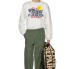 Sale OrSlow US Army Fatigue Pants Used Wash - Green