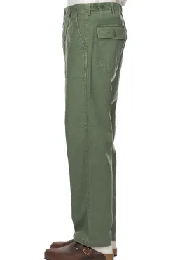 Sale OrSlow US Army Fatigue Pants Used Wash - Green