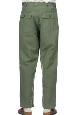 Sale OrSlow US Army Fatigue Pants Used Wash - Green