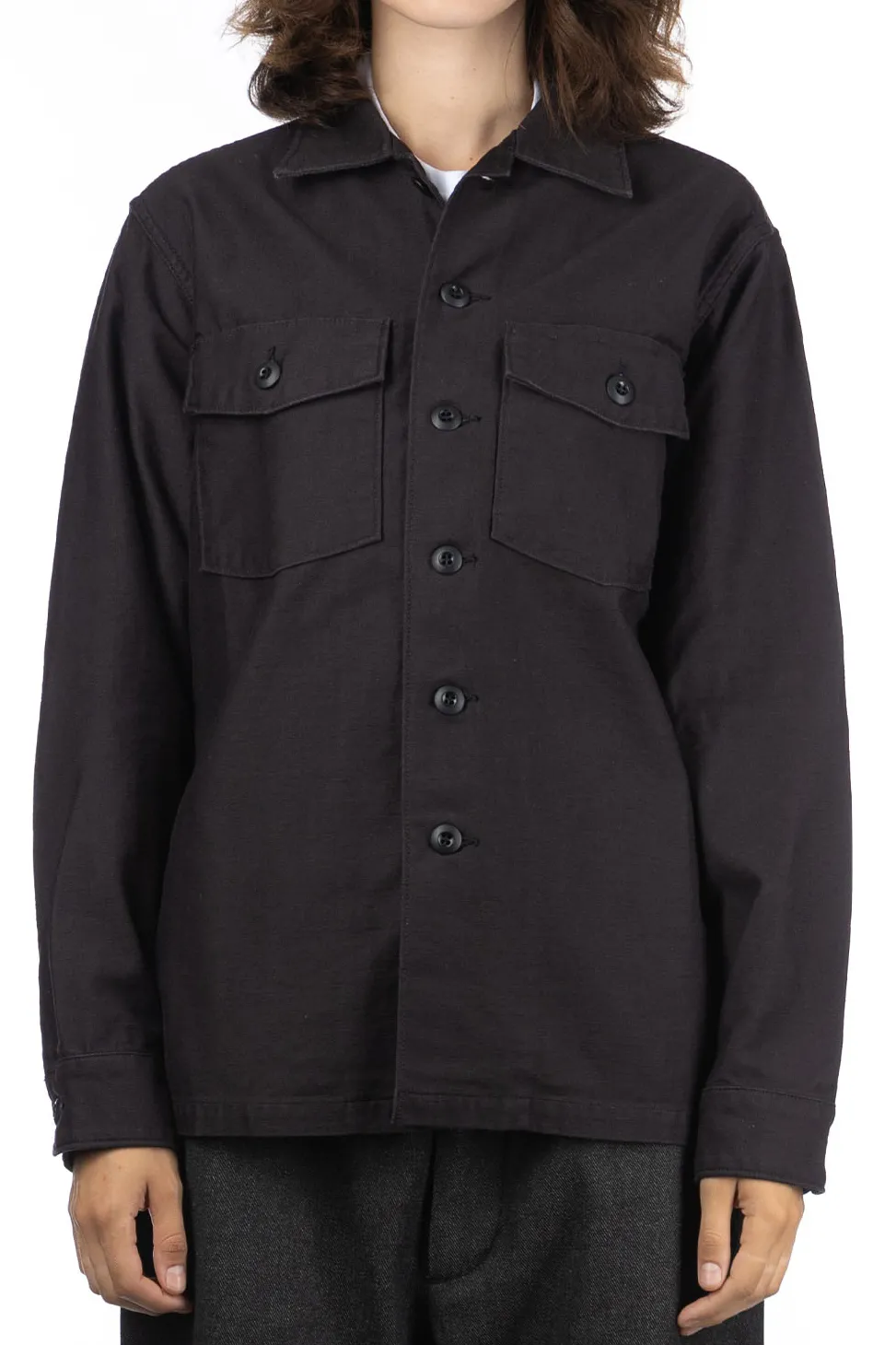 Online OrSlow US Army Fatigue Shirt - Black