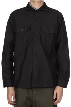 Fashion OrSlow US Army Fatigue Shirt - Black
