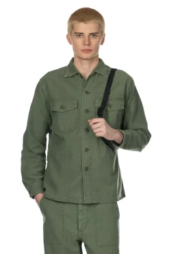 Online OrSlow US Army Fatigue Shirt (Vintage Washed) - Green Used