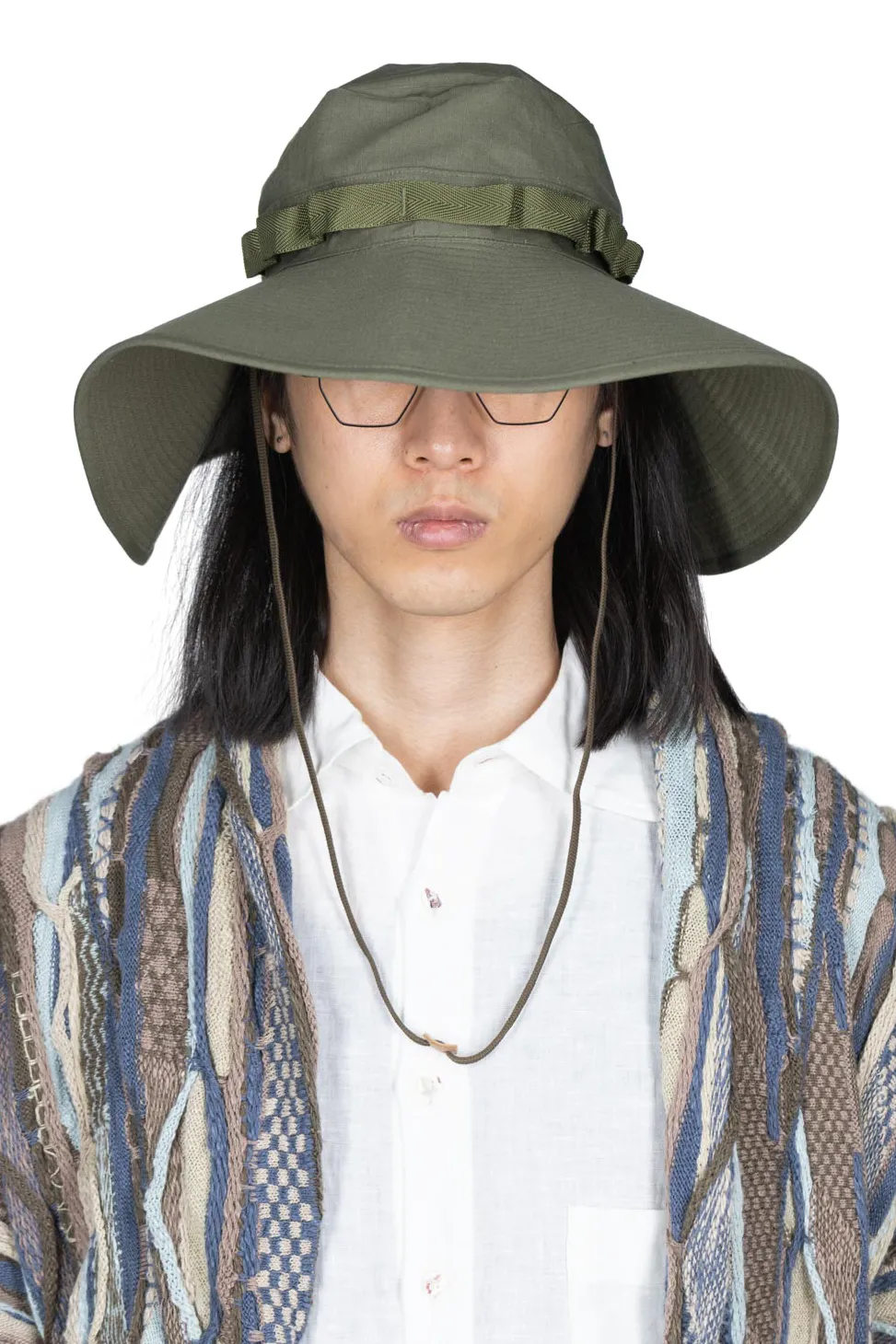 Outlet OrSlow US Army Wide Brim Jungle Hat - Army Green